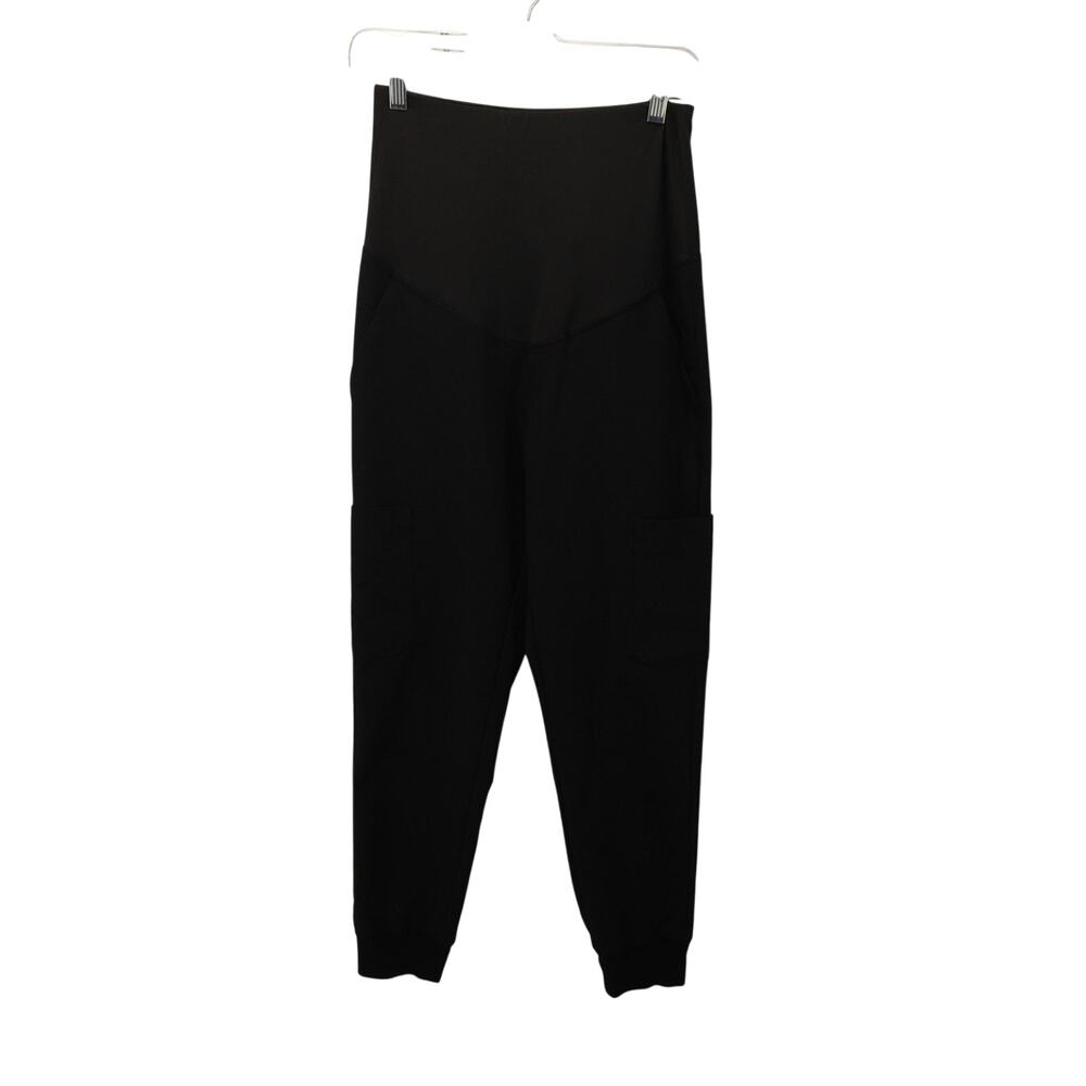Mandala Maternity Jogger Scrub Pant Black XS Extra Small Petite Nursing Medical